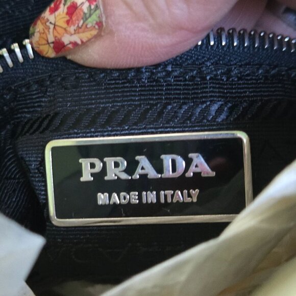 Prada Vintage Vernice Folders Brown Ombre Patent FLAWED Handbag Made In Italy - Picture 8 of 10